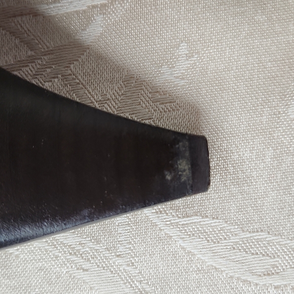 Donald J. Pliner Thora taupe strappy heels brown/gray leather 3" heel size 9 - Picture 10 of 10